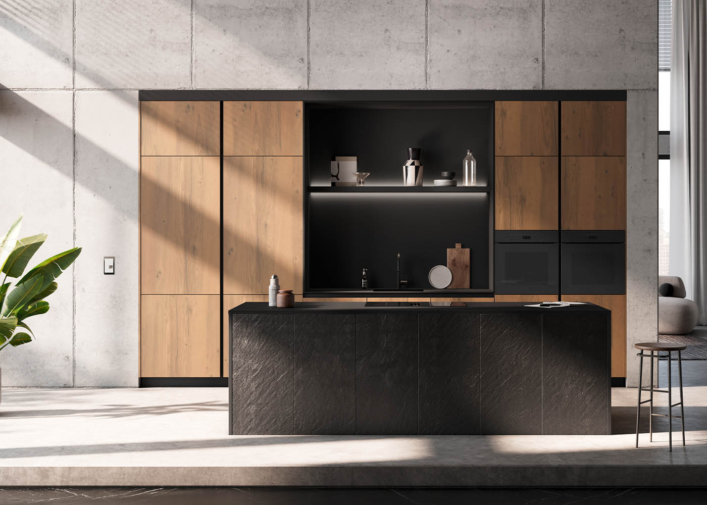 AV 7030 Black Star / AV 6082 Wildeiche-nougat
