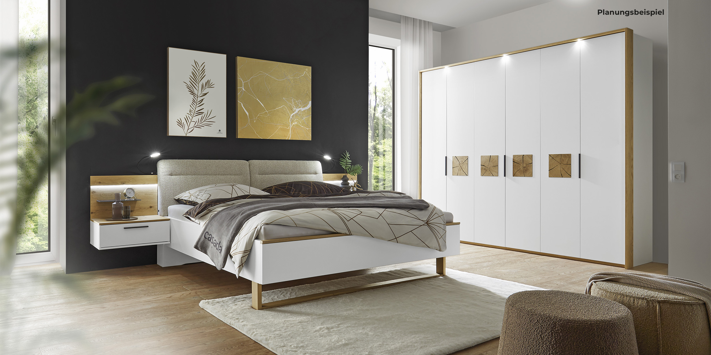 Schlafzimmer Planungsbeispiel