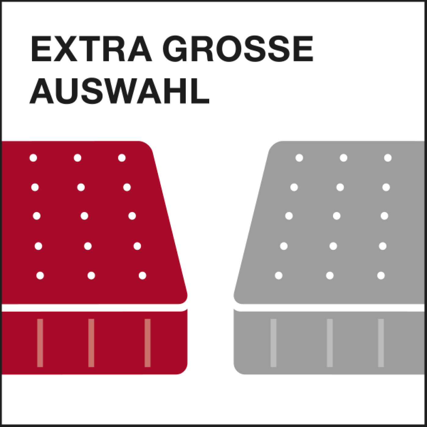 extra große Auswahl