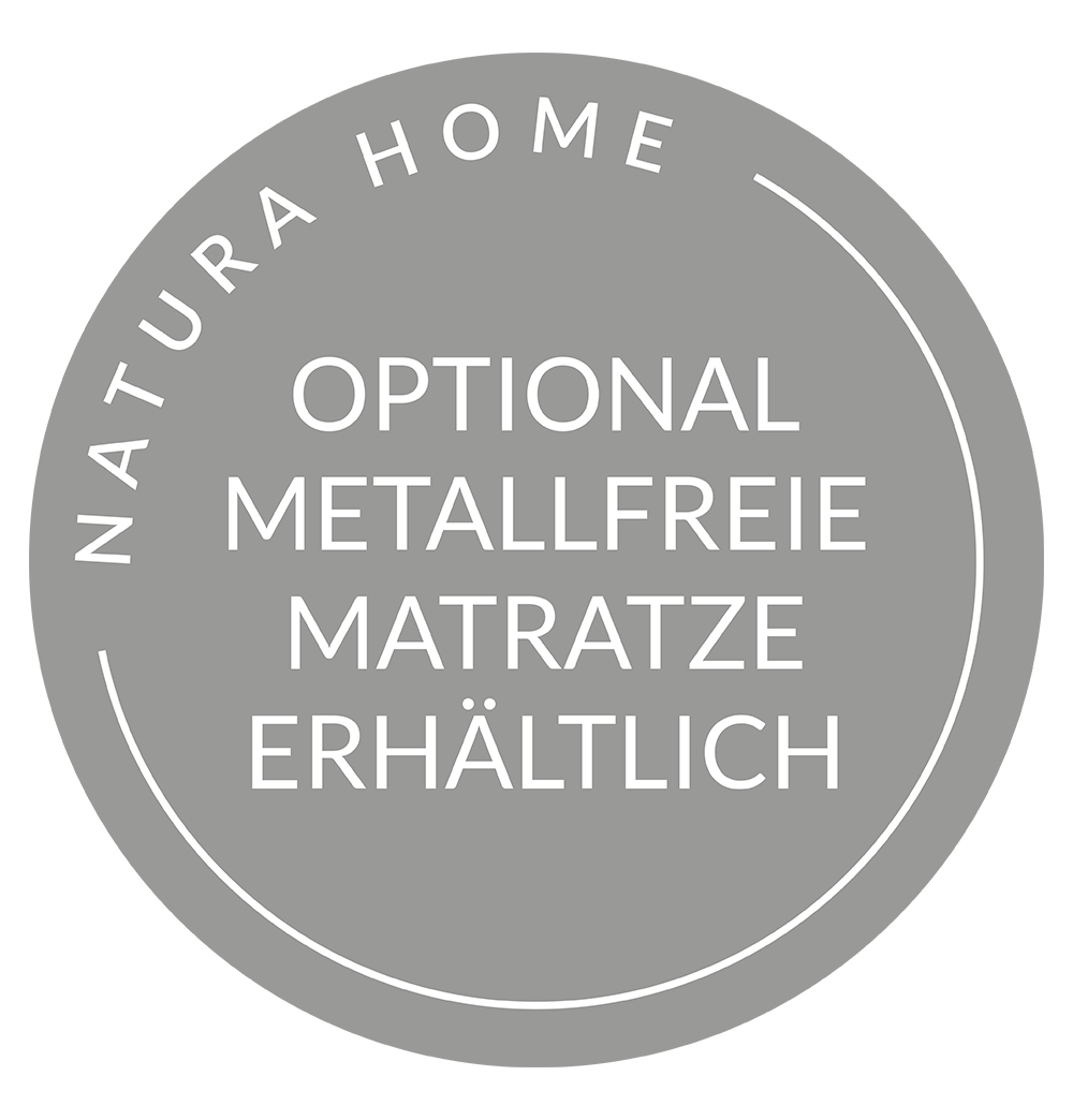 OPTIONAL METALLFREIE MATRATZE ERHÄLTLICH