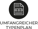 Umfangreicher Typenplan